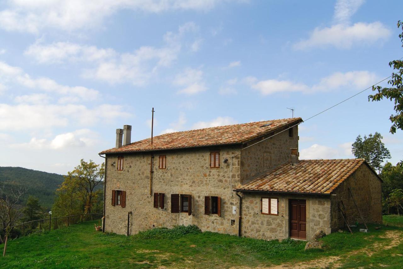 A Stay Surrounded By Greenery - Agriturismo La Piaggia - App 2 Bathrooms Vivo dʼOrcia Exteriér fotografie